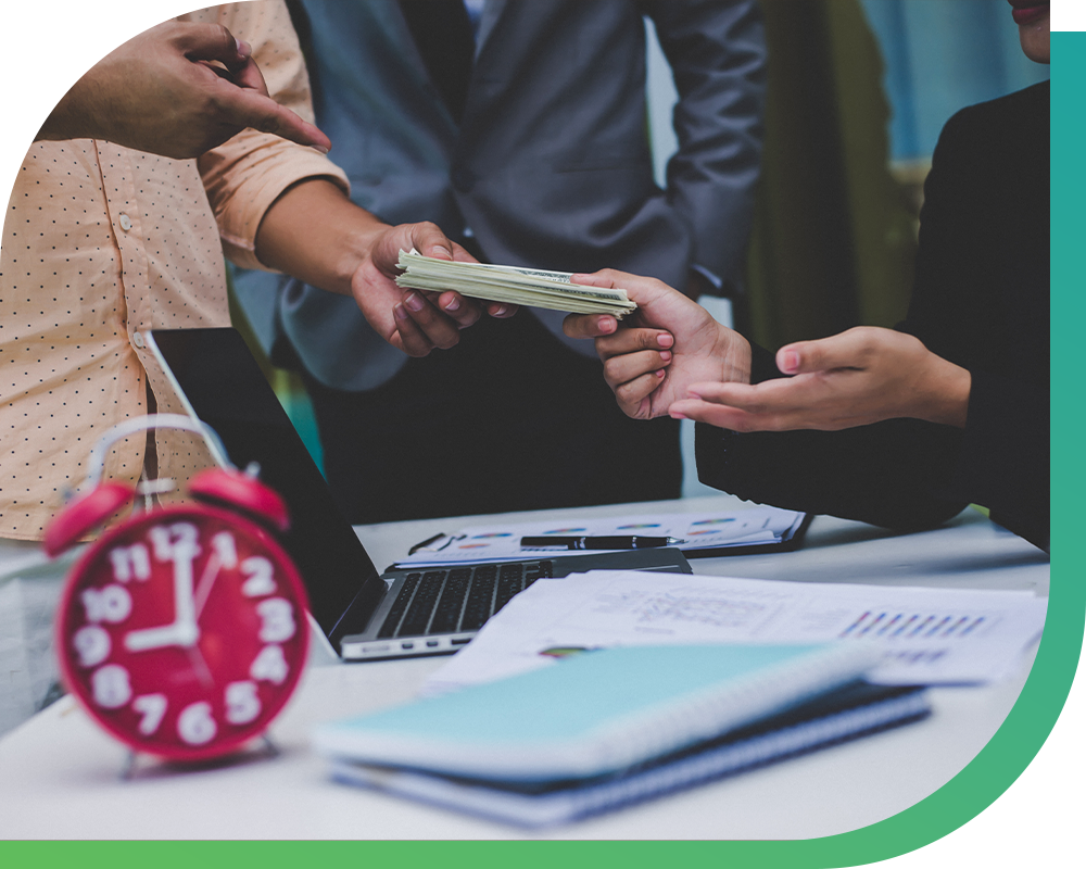 in this image shown money to indicate swipeloan