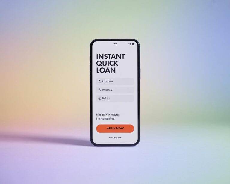 in this image shown a mobile screen to indicate a instant app loan