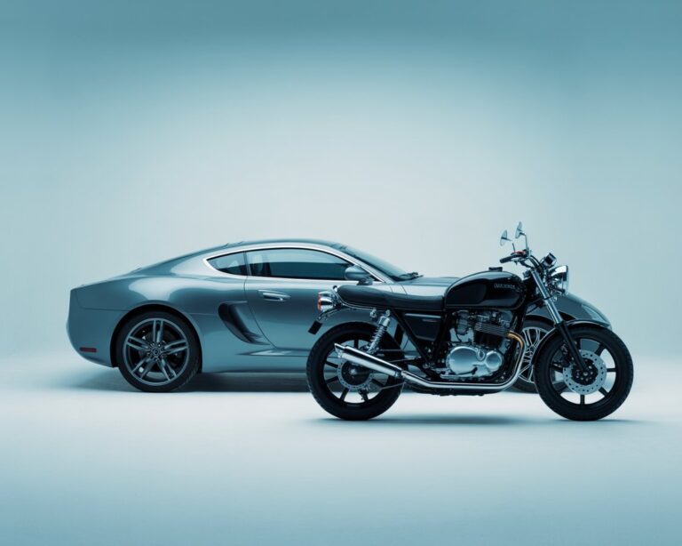 in this image shown a car & bike to know How to Get the Lowest Vehicle Loan Interest Rate in India 